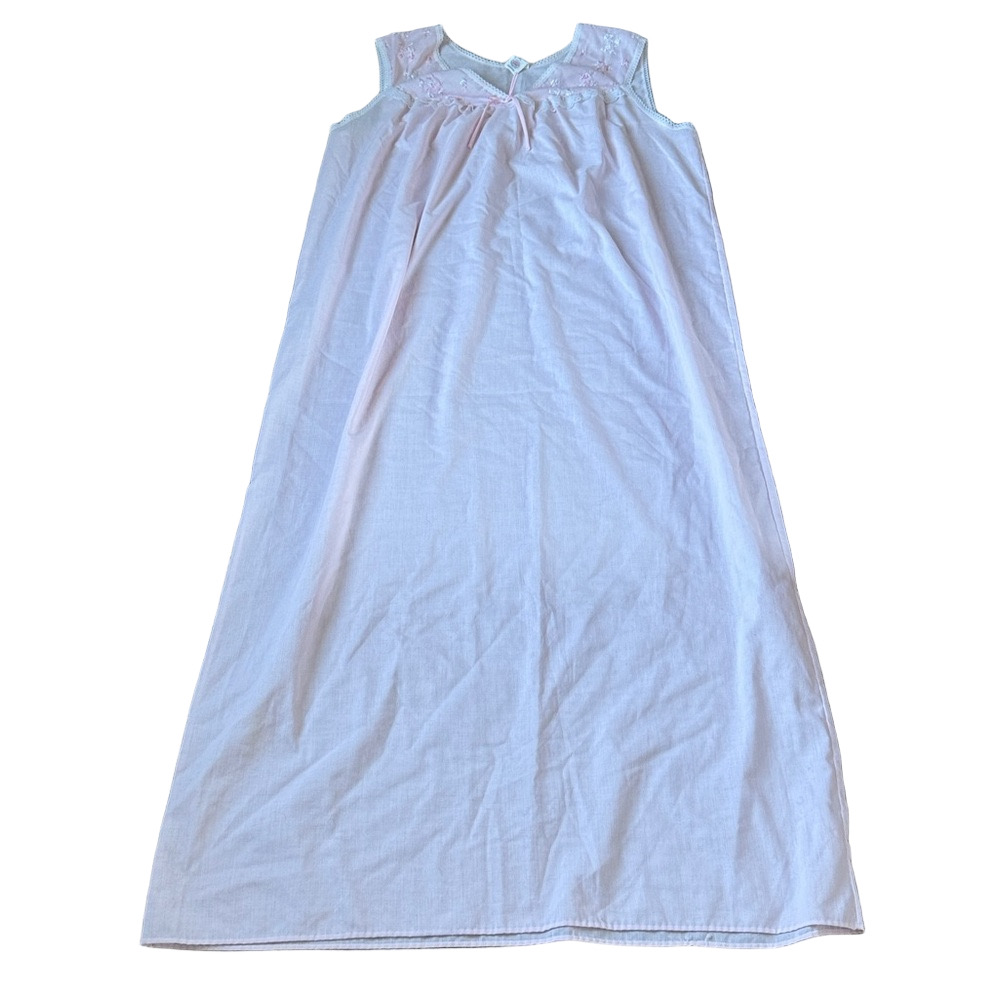 Glencraft Lingerie Pink Sleeveless Long Nightgown Sleepwear SIZE 1X